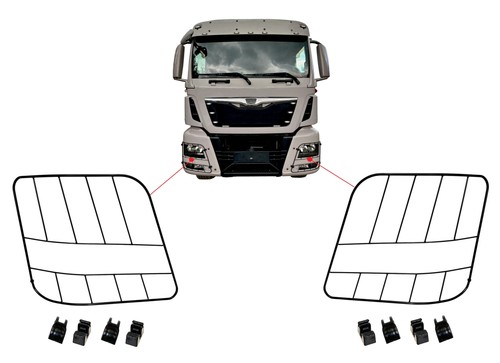 Grille protection phares - protection,