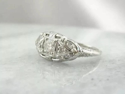 Bague fiançailles ancienne - fiançailles,