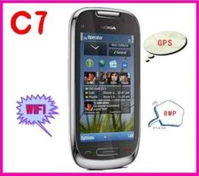 Original NOKIA C7 Original Unlocked C7-00 WIFI GPS 8MP 3G Smartphone 8GB