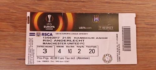 Billet 2017 rsc anderlecht - rsc,