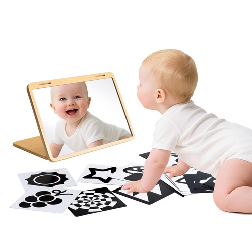 Miroir montessori pour bébé - miroir,