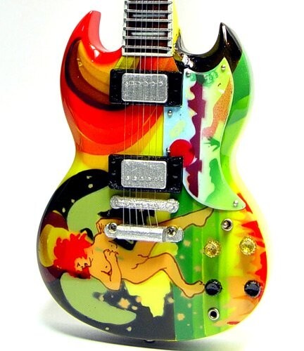 Miniature fool guitar for eric - miniature,