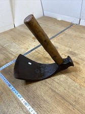 n° 126 OLD TOOL / OUTIL ANCIEN Forgée XIXEme Herminette Tonnelier Charpentier