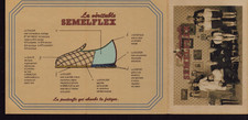 PONT-de-CHERUY (38) FACTORY of SOLE / SLIPPERS "SEMELFLEX" cardboard leaflet