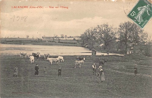 Lacanche vue sur l etang - -,