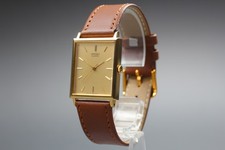 Vintage 1994 [Near Mint] Seiko Chario 2C21-5180 Gold Tank Qz Men's Watch JAPAN