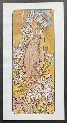 Lys par alphonse mucha - lys,