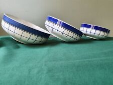 Gien earthenware late 19th serving "Michel" 3 hollow dishes (bows) tranches