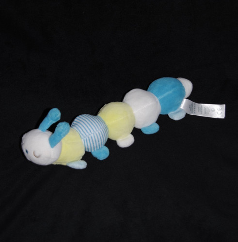 Doudou plat chenille - plat,