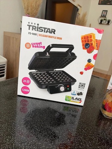 Gaufrier belge tristar - belge, pd-9008