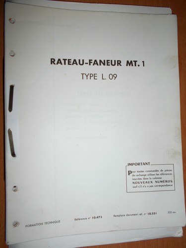 Someca rateau faneur l09 - rateau, mt1