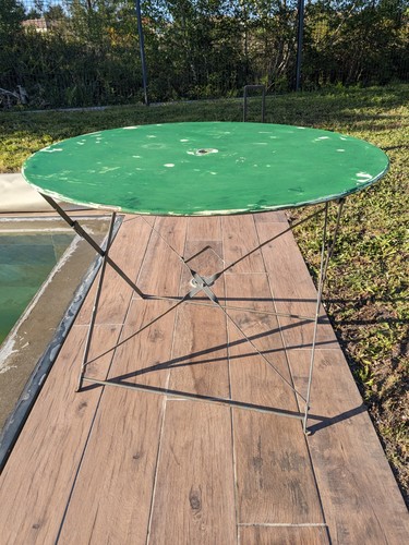 Table jardin ronde vintage - de,