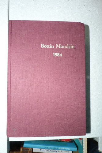 Bottin mondain 1984 - mondain,