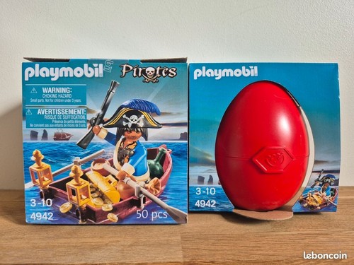 Playmobil boite oeuf - , bateau