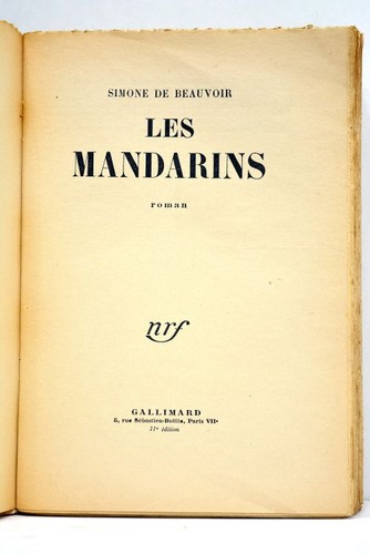 Livre ancien beauvoir - ancien,