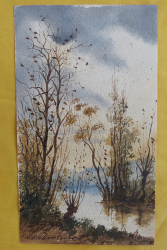 Ecole barbizon aquarelle - ecole,