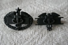 USA Medical Paratrooper Patent Badges with Back Marking