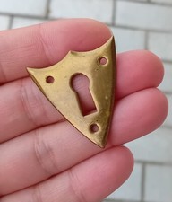 1 ANTIQUE KEY ENTRY LOCK "heart" LOUIS PHILIPPE, BRONZE, FURNITURE N°86B