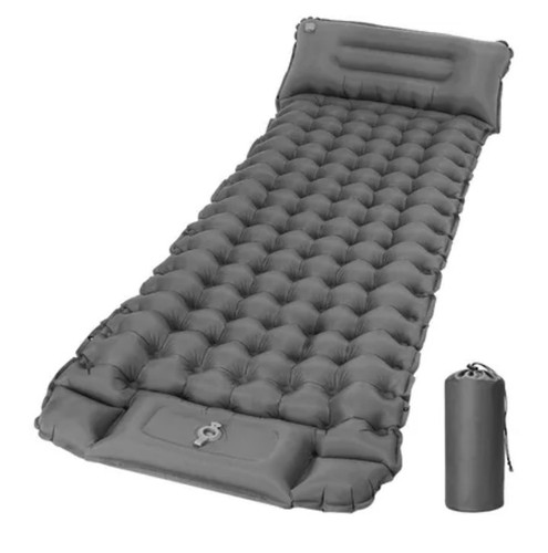 Matelas gonflable 180x60 - gonflable, gris