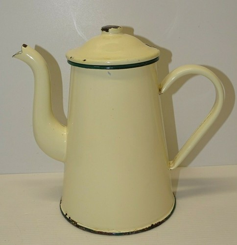 Ancienne cafetiere emaillee - cafetiere,