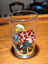 VERRE SCHTROUMPF PEYO 1983