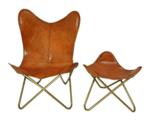 Fauteuil relax papillon cuir - fauteuil,