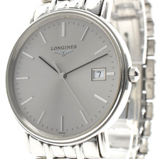 Vintage! [Near MINT] Longines Grand Classic L4.720.4 Silver Dial Qz Men's JAPAN