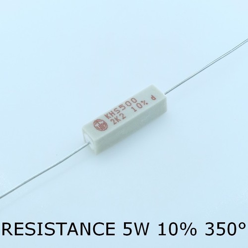 Résistance axial bobinée
