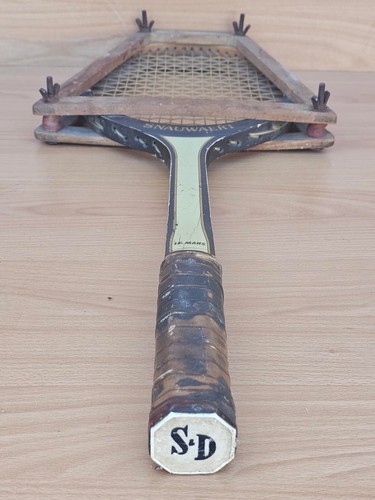 Ancienne raquette tennis - ancienne, de