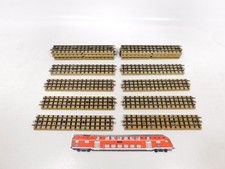 16X Märklin H0 00 AC Rail M-Gleis Droit Vorkrieg Pour 3600 800 #ED652-1