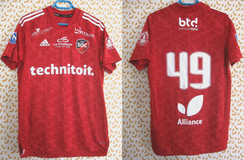 Maillot cholet soc 2021 - cholet, porté
