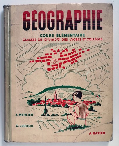 Ancien livre scolaire - , de