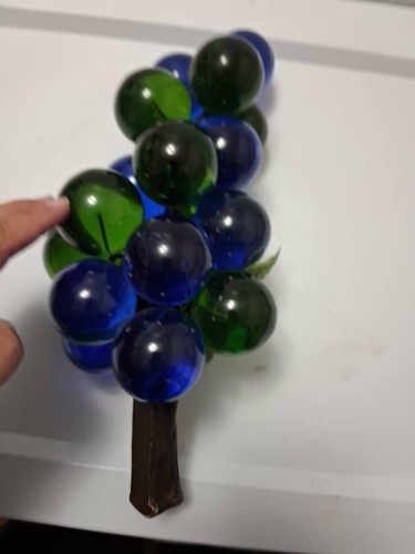 Lucite blue and green - blue,