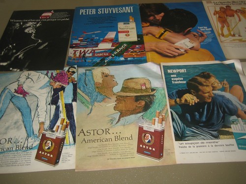 Lot publicités tabac - lot,