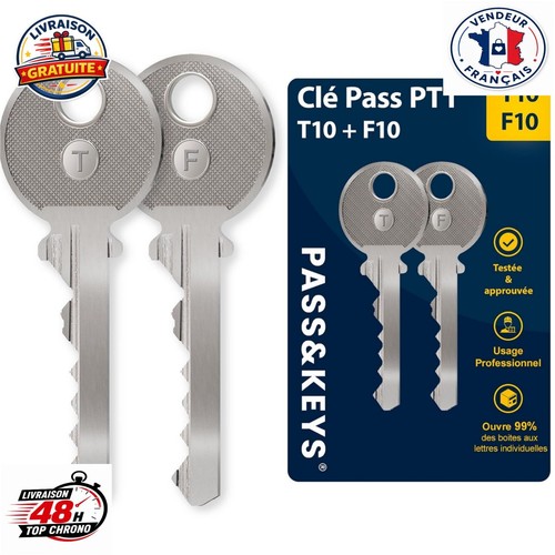 Clés pass ptt t10 - clés,
