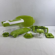 Genius Nicer Diver Fusion Set 10 Piece Chopping Set Green NEW In Box 