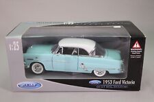 LG385 WELLY Collection 322260 1/25 1:25 Ford Victoria 1953 Blue Car 