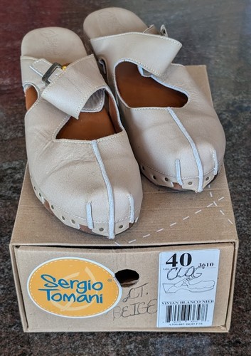 Sergio tomani beige leather - tomani,