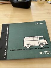 Renault Estafette Catalogue