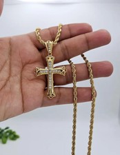 Pendentif Croix En Or Jaune