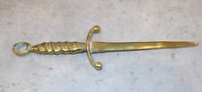 ANTIQUE SWORD SHAPED BRONZE PAPER CUT