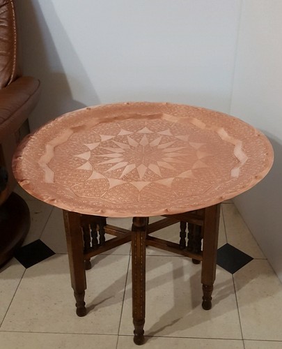 Table cuivre maroc des - du,