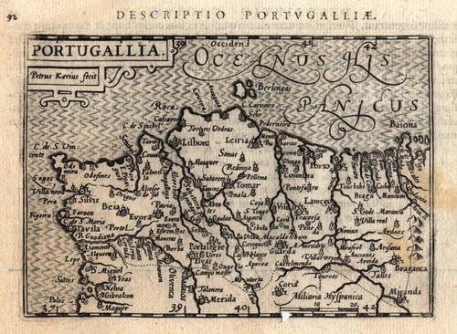 Portugal carte ancienne - portugal,