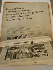 PUB Refrigerators Freezers Kelvinator 180 Litre Advert Print 1966
