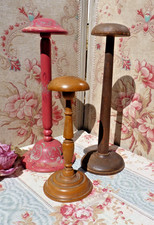 TRIO of ANTIQUE WOODEN HAT DOORS turned around 1900/1920