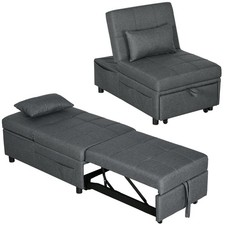 HOMCOM Fauteuil convertible 1