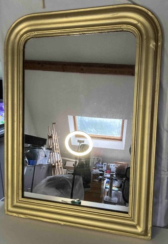 Miroir ancien xviiie stuc - xviiie, en
