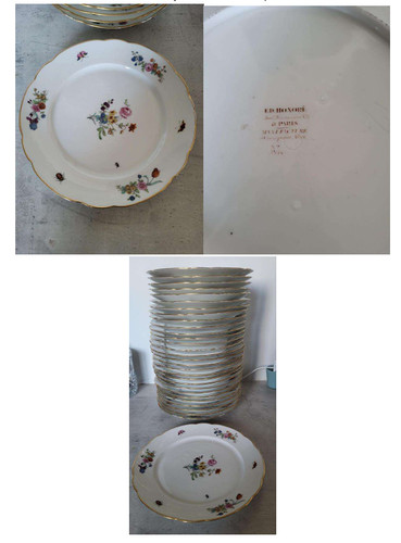 Rare service assiettes - rare,