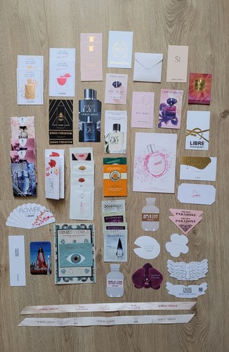 Lot cartes parfumées parfum - parfumées,