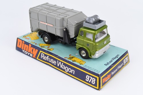 Dinky toys 978 camion poubelle - dinky,